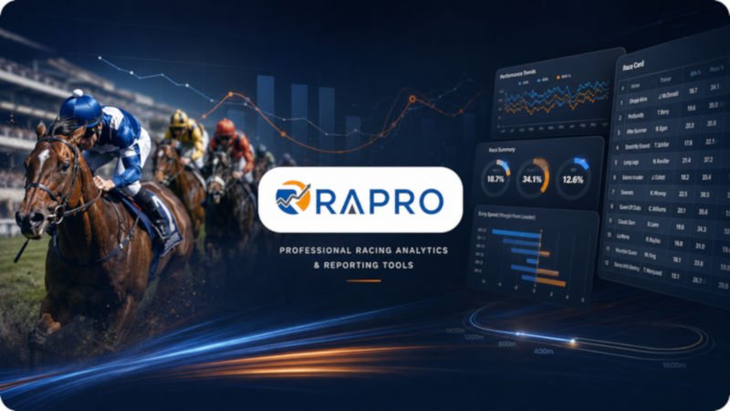 RAPRO professional racing analytics graphic